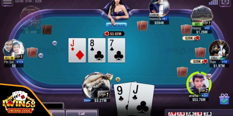 Hướng dẫn chơi bài cào 9 nút online tại Iwin68 Club