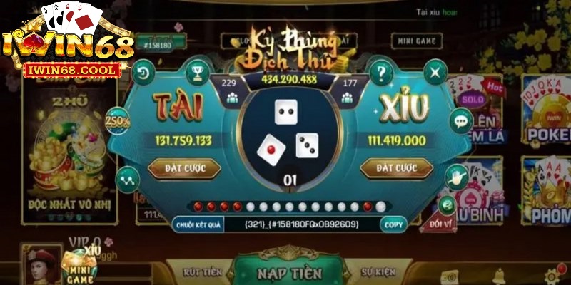 Khái quát về tựa game Tài Xỉu IWIN68